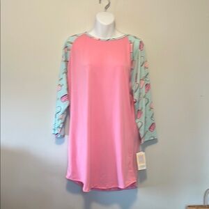 NWT LuLaRoe Randy Night Shirt Jammie’s sz XL
